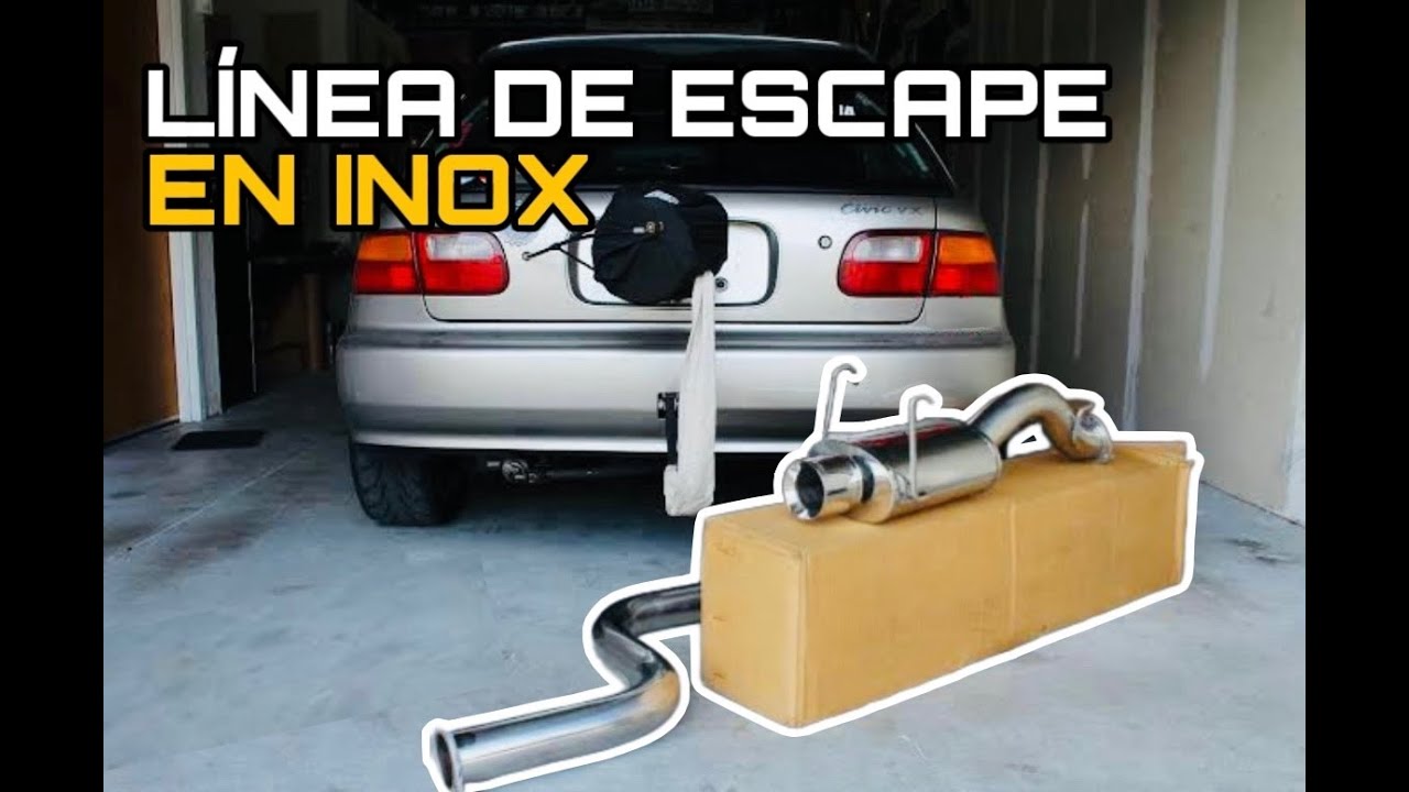 LÍNEA DE ESCAPE EN INOX PARA EL CIVIC!! | Diego Carbajal