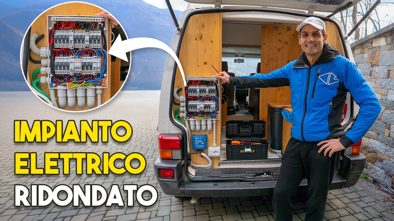 Come realizzare un IMPIANTO ELETTRICO RIDONDATO in VAN ⚡️Camperizzazione VW T4