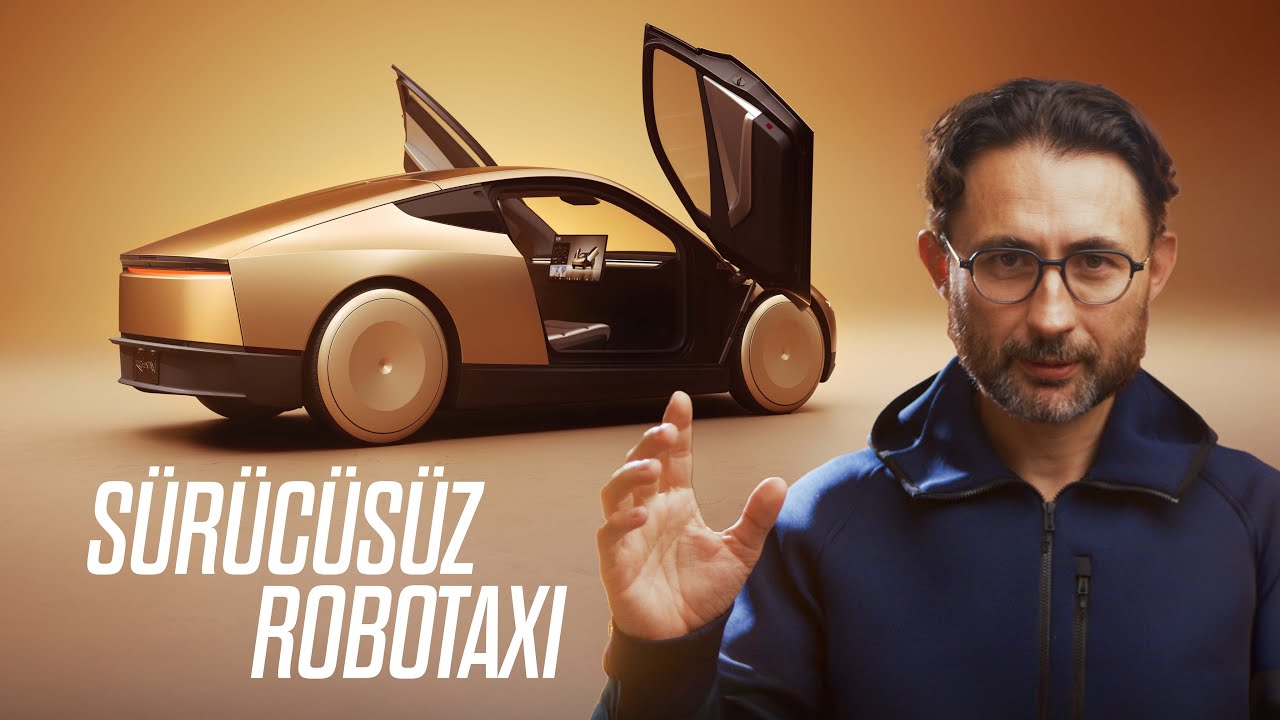 Tesla, s&uuml;r&uuml;c&uuml;s&uuml;z Robotaxi ve Robovan'larını tanıttı!