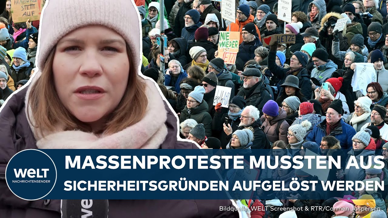 MASSENPROTESTE GEGEN RECHTS: Landesweit widersetzen sich Zehntausende gegen Rechtsextremismus