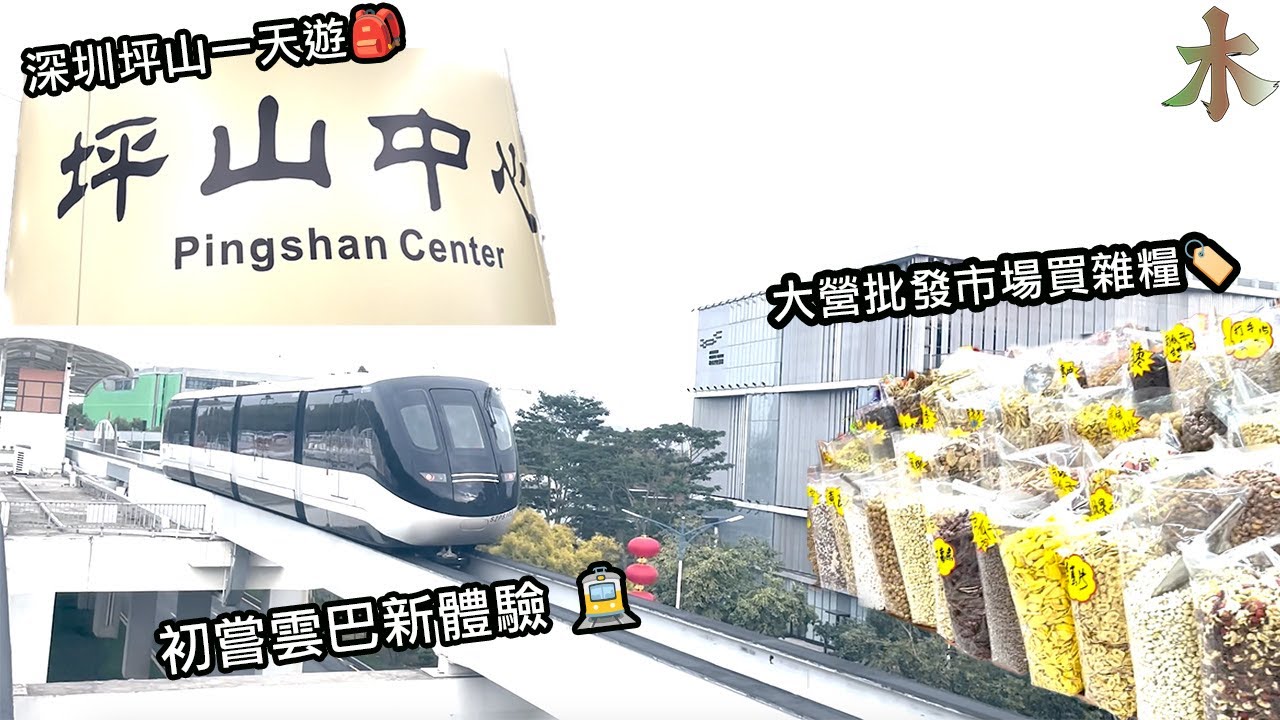 初嘗雲巴新體驗 🚊超平食物批發市場❗️深圳坪山一天遊🎒