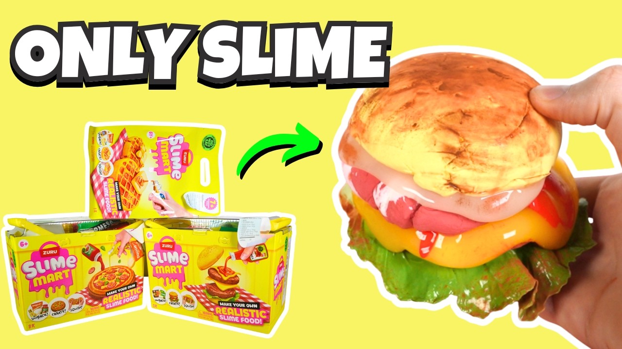Making Hyper Realistic Slime Food / Zuru Slime Mart