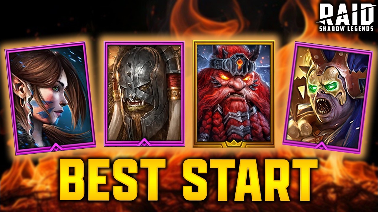 BEST WAY TO START YOUR ACCOUNT - Raid: Shadow Legends - RSL