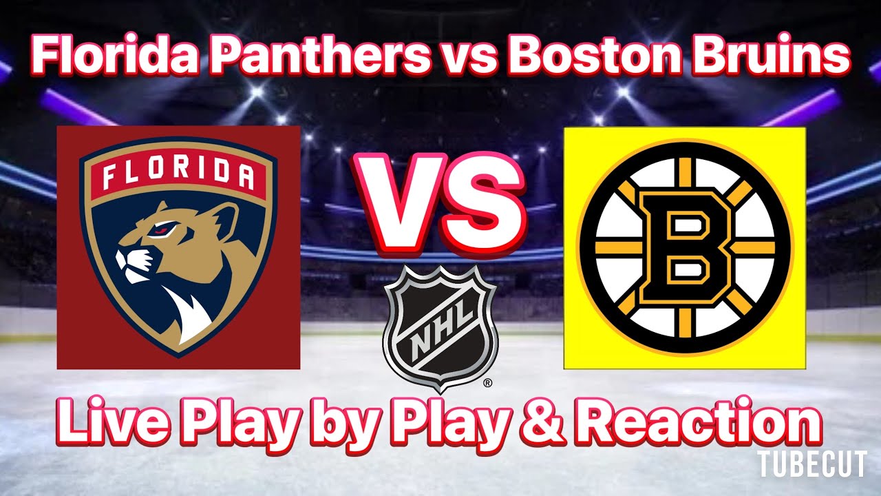 Florida Panthers vs Boston Bruins live play by play and reaction