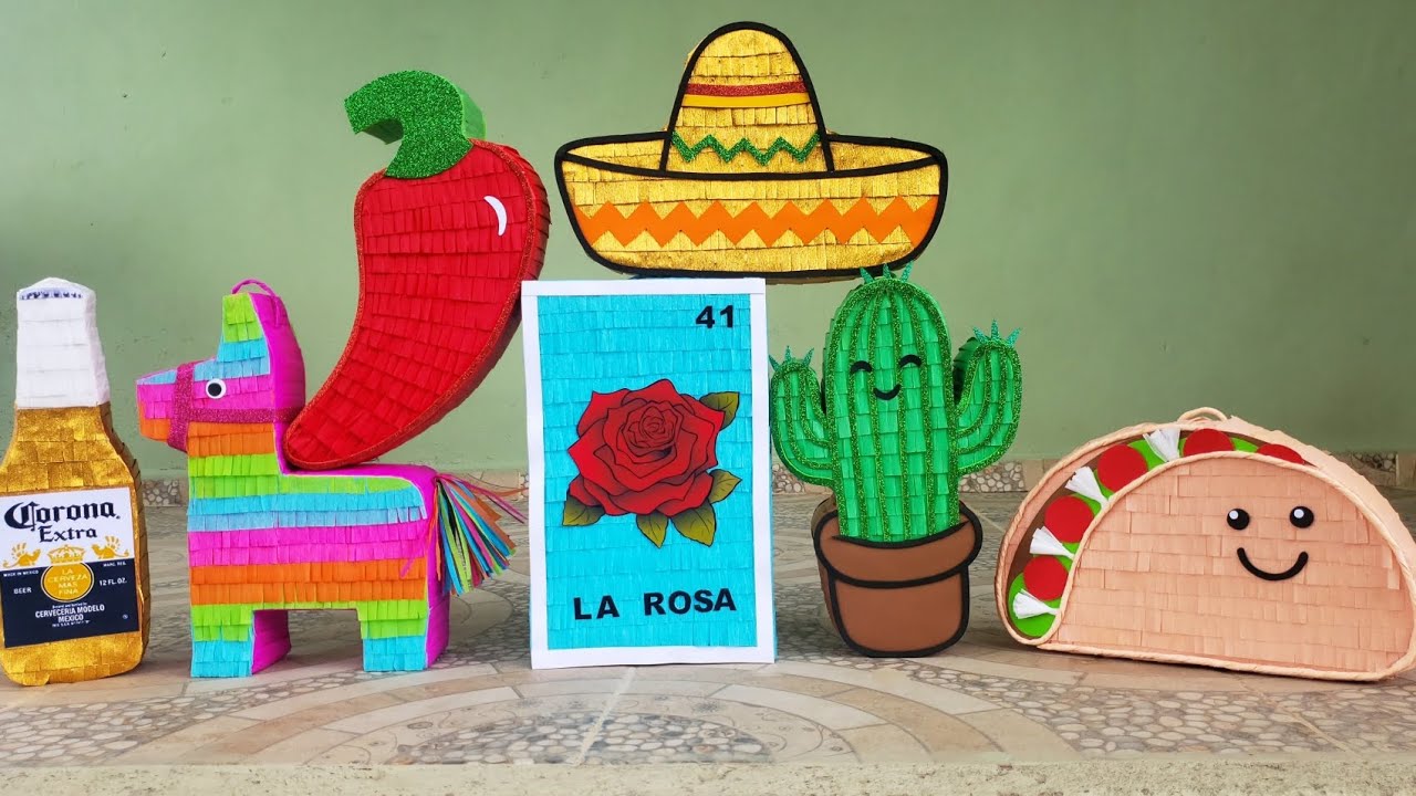 Mini piñatas Mexicanas| Creaciones Mágicas Sarahí