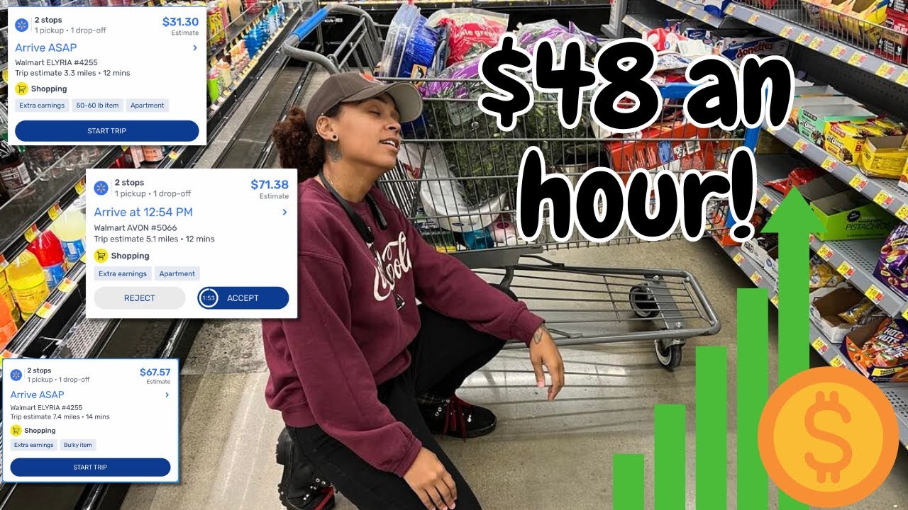 Целый день ТОЛЬКО заказов Walmart Spark НА СУММУ СВЫШЕ 300 ДОЛЛАРОВ!!!