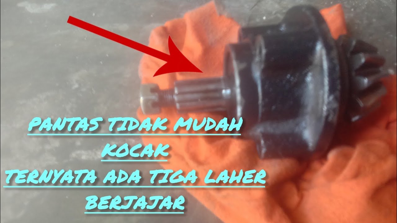 Nomor 3 Laher Dan Satu Seal Pada As gear Nanas Motor Tiga Roda