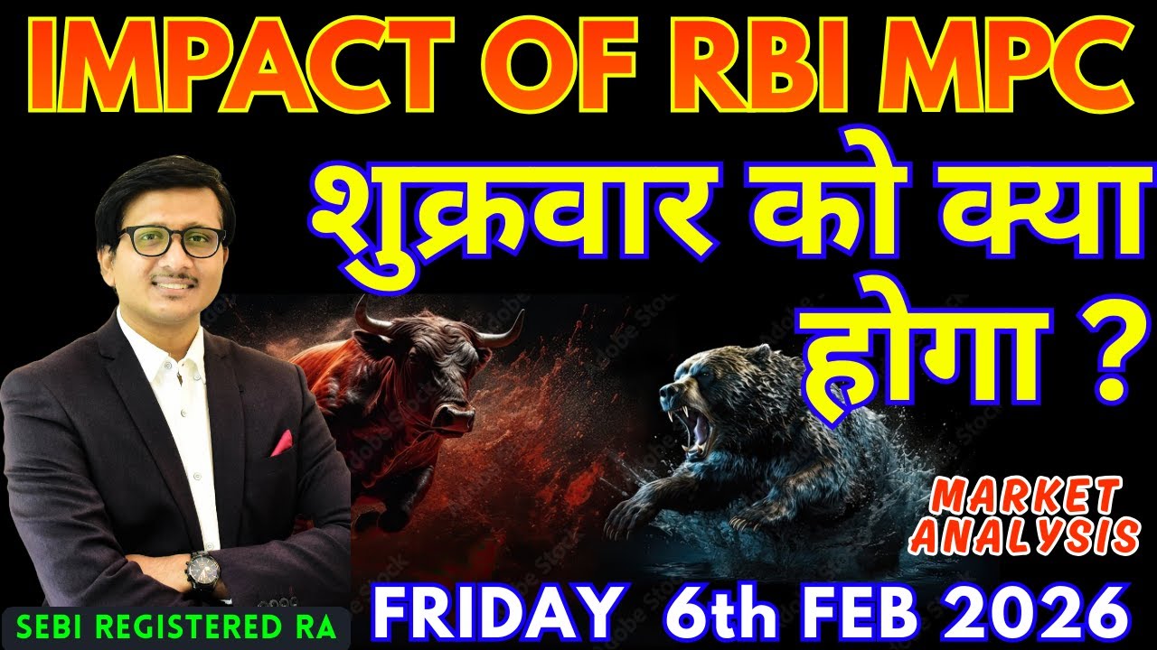 Nifty Prediction & Sensex Analysis for Tomorrow FRIDAY 6 FEB 2026 | Nifty 50 Bank Nifty Tomorrow