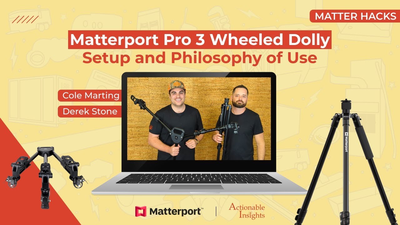Matterport Pro 3 Wheeled Dolly Setup and Philosophy of Use | Matter Hacks