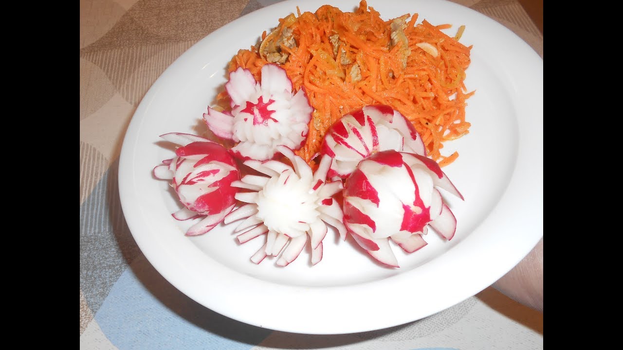 Салат Хе из мяса с морковью ( по моему)