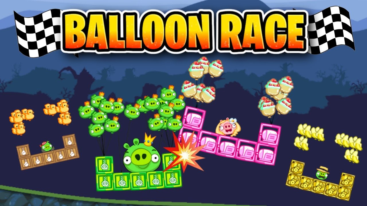 BALLOON RACE - Bad Piggies Inventions