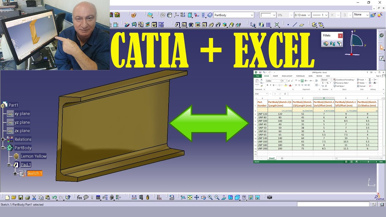Most CATIA Users Don’t Know This: Design Table + Excel for Parametric Profiles