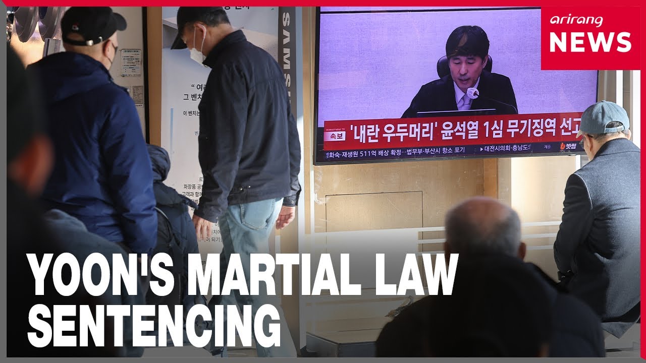 Fmr. President Yoon sentenced to life imprisonment over martial law declaration