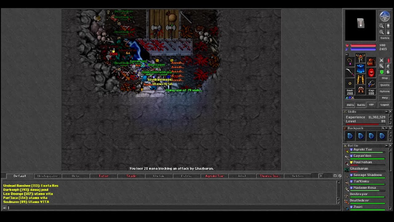 Tibia - FIRST GHAZBARAN KILLED IN TIBIA (Candia 8.0 2007)
