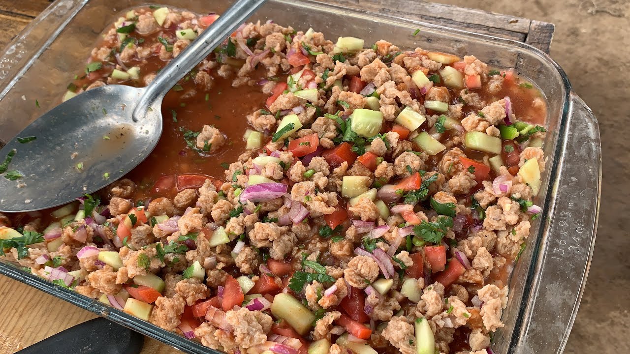 Cevichon de soya el Mariskero lo prepara así