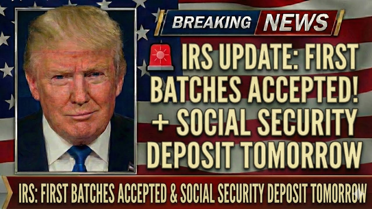 IRS UPDATE: First Batches Accepted! + Social Security Deposit Tomorrow