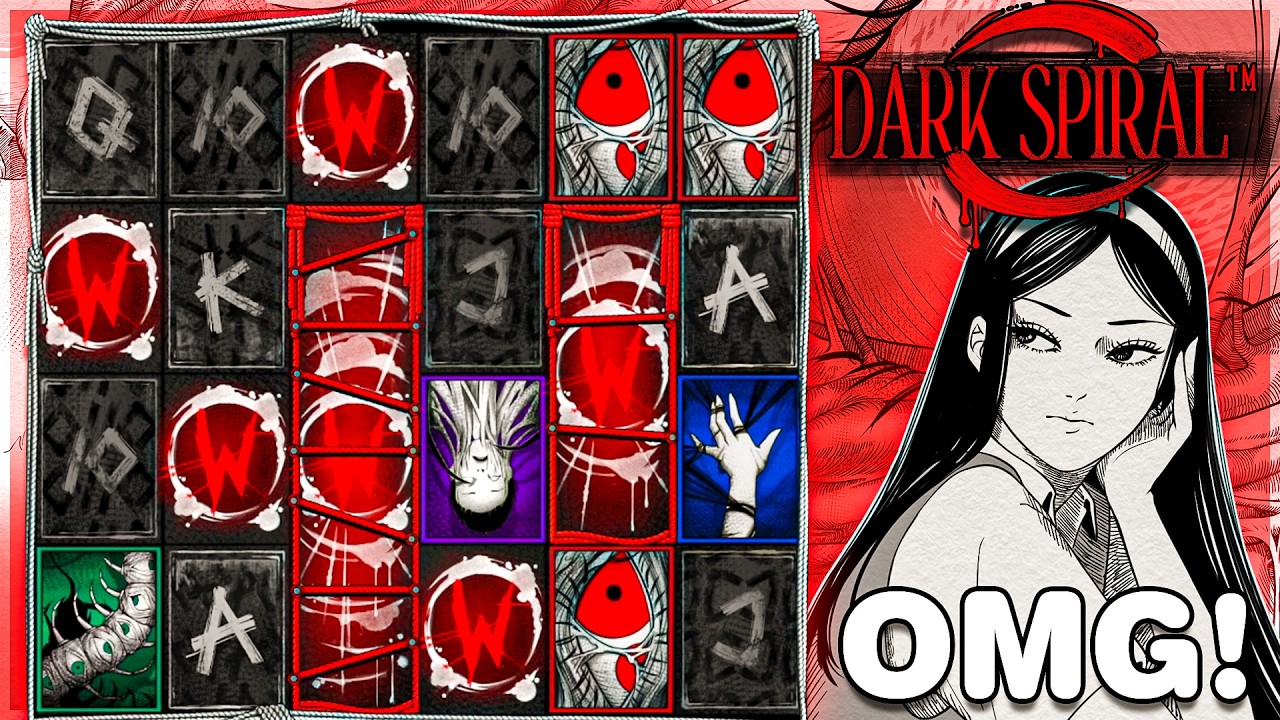 INSANE WILD HIT On DARK SPIRAL SLOT!!