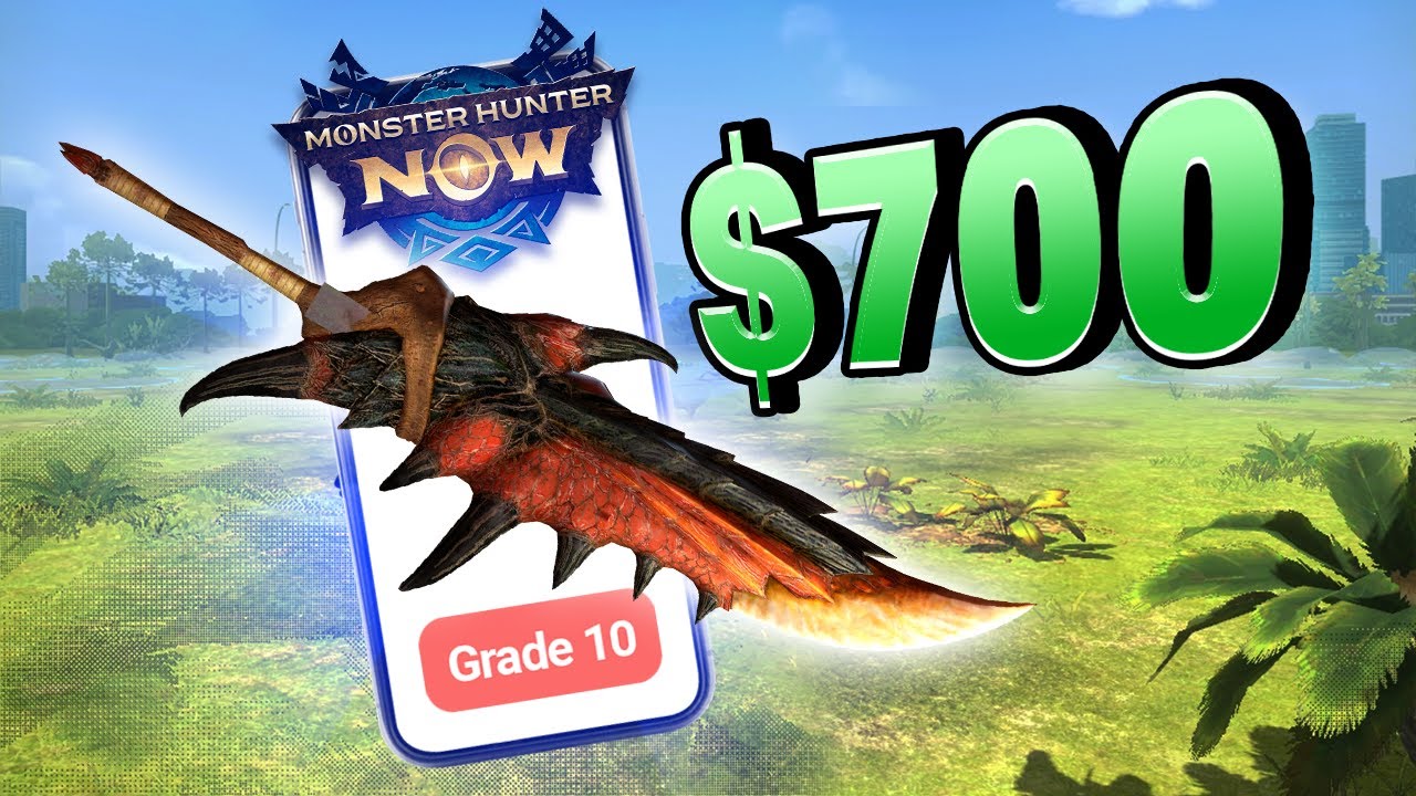 Оружие G10 стоит 700 долларов в Monster Hunter Now