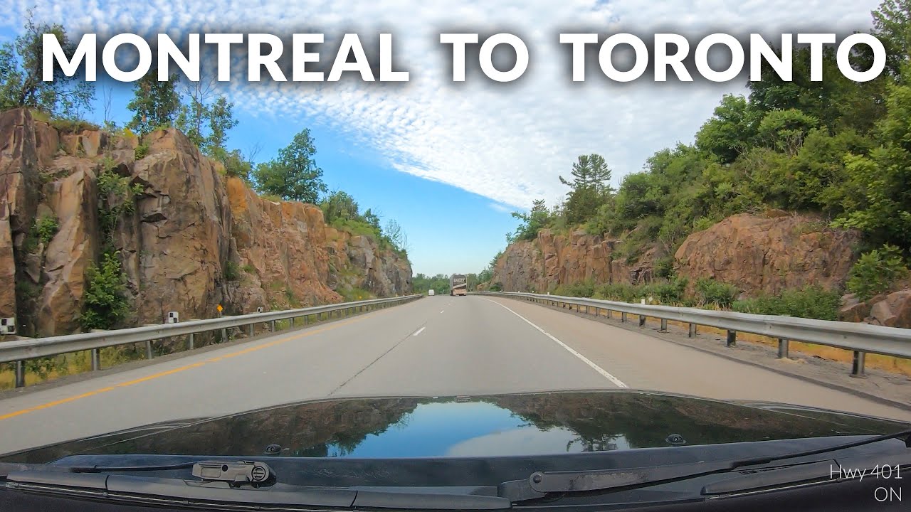 Montreal to Toronto - Timelapse Drive 4K