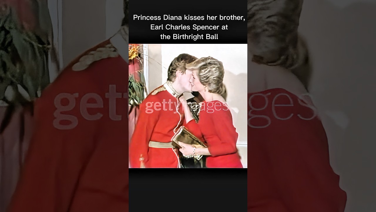 princess Diana and her brother Charles Spencer #shorts