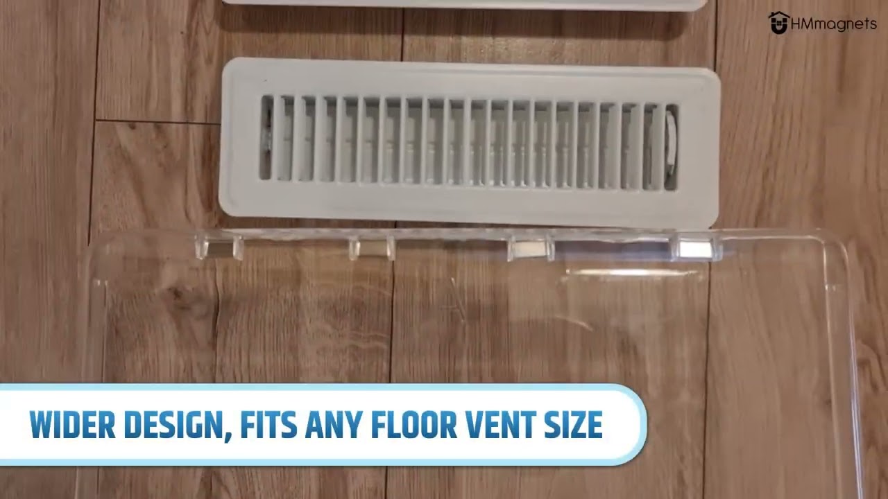 Adjustable Air Vent Extender for Floor Under Furniture &ndash; Sturdy & Durable (Magnetic) - Fits Any Vent