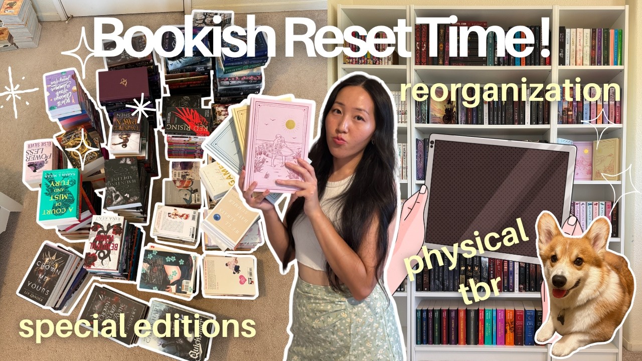 Cleaning & organizing my bookshelves, unboxing special editions, books on my physical tbr tour!