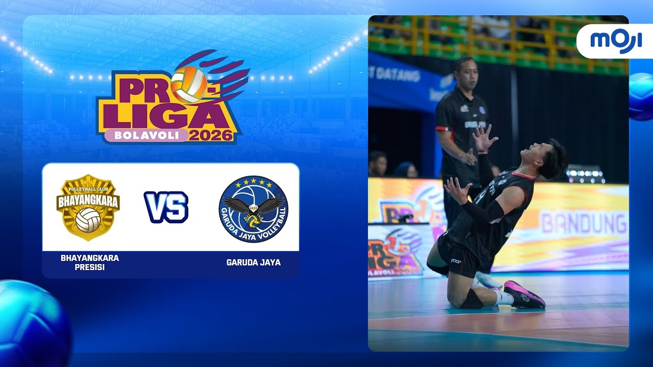 Bhayangkara Presisi 2-3 Garuda Jaya | Highlight Proliga Putra 2026 | Moji