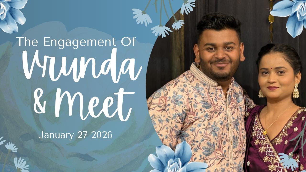 🔴 VRUNDA & MEET ~ The Engagement Ceremony  | 27.01.2026
