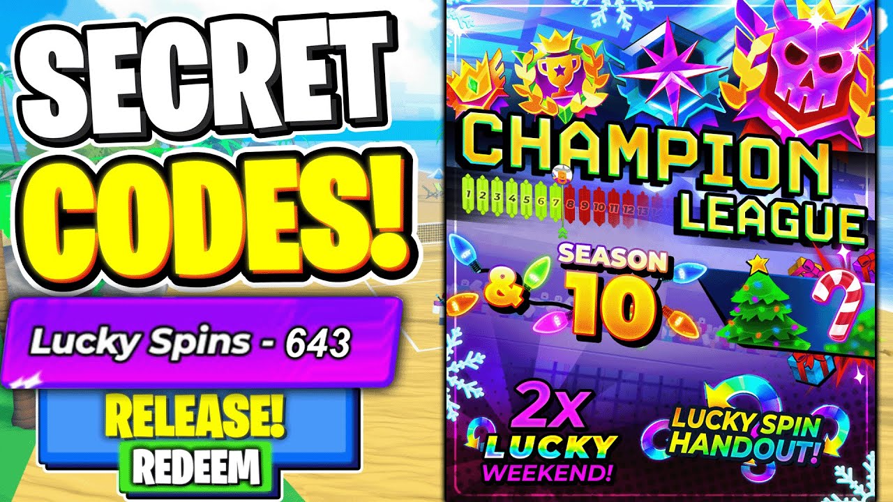 НОВЫЕ КОДЫ Volleyball Legends 10 СЕЗОН ОБНОВЛЕНИЕ 48 СТИЛЕВЫХ ВРАЩЕНИЙ! GEMS Roblox