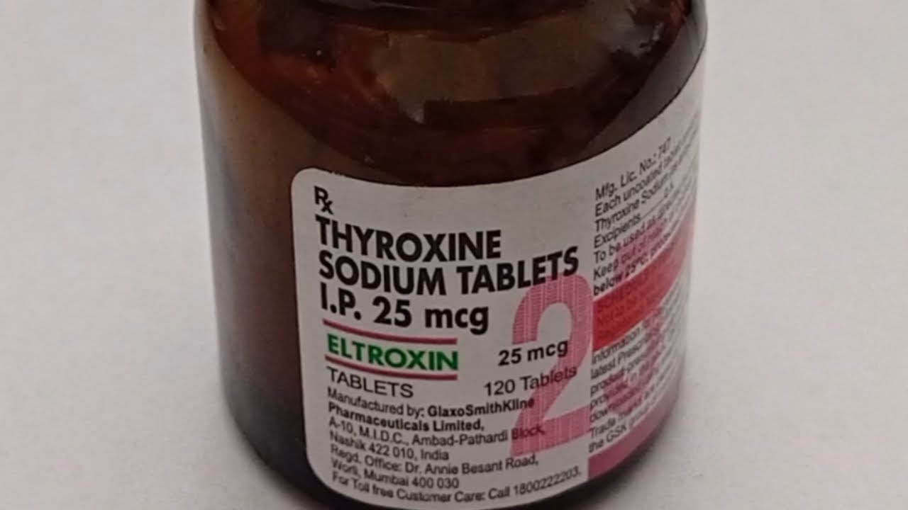 Eltroxin 25mcg tablet - thyroxin sodium tablet ip 25mcg