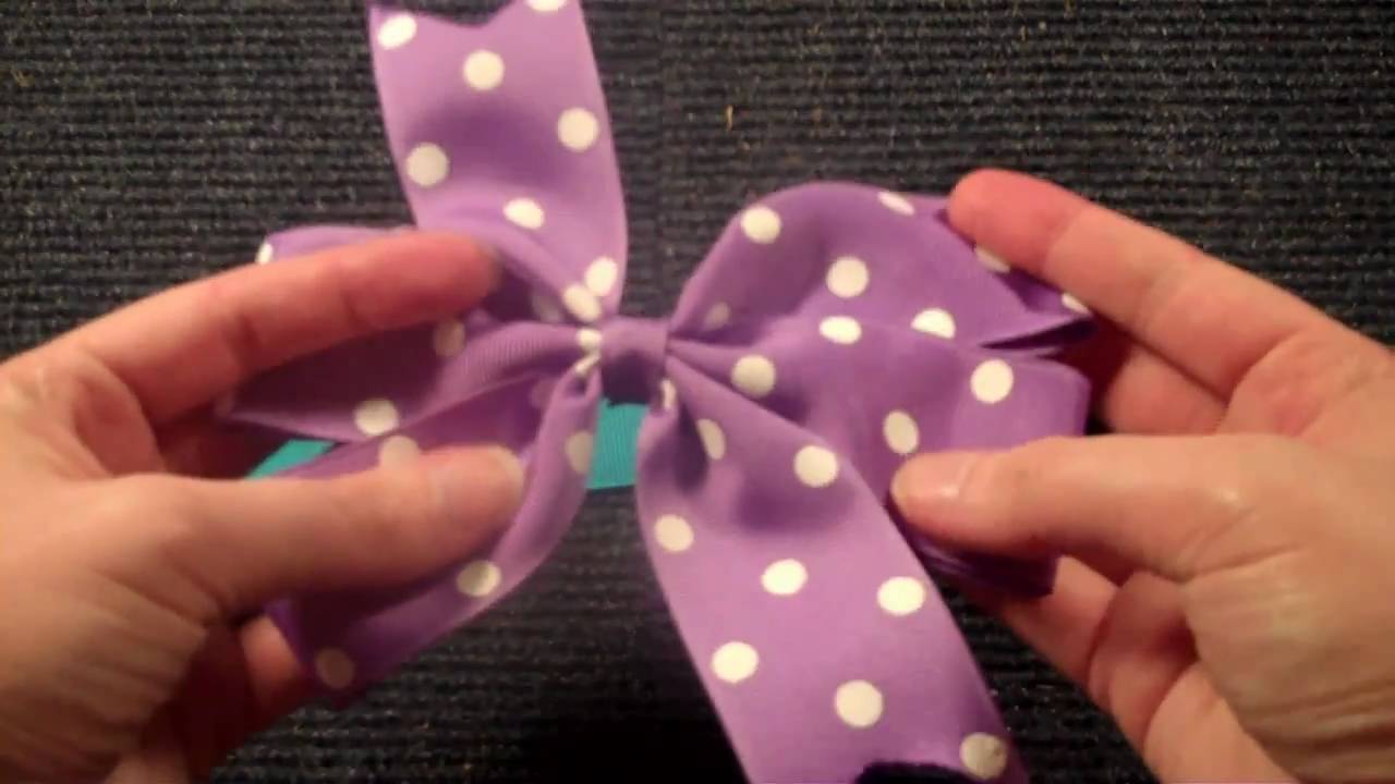 EASY Pinwheel Style hair bow (hairbow tutorial/instructions V.1)