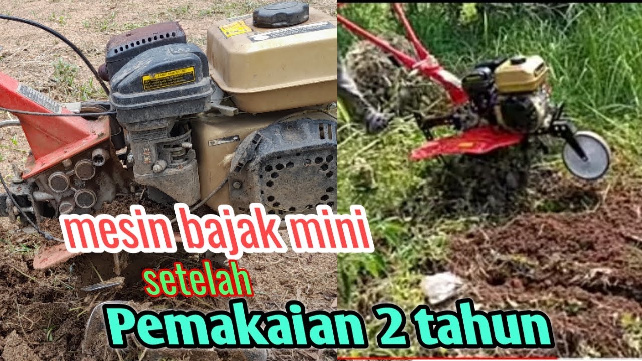 Mesin bajak mini setelah pemakaian 2 tahun