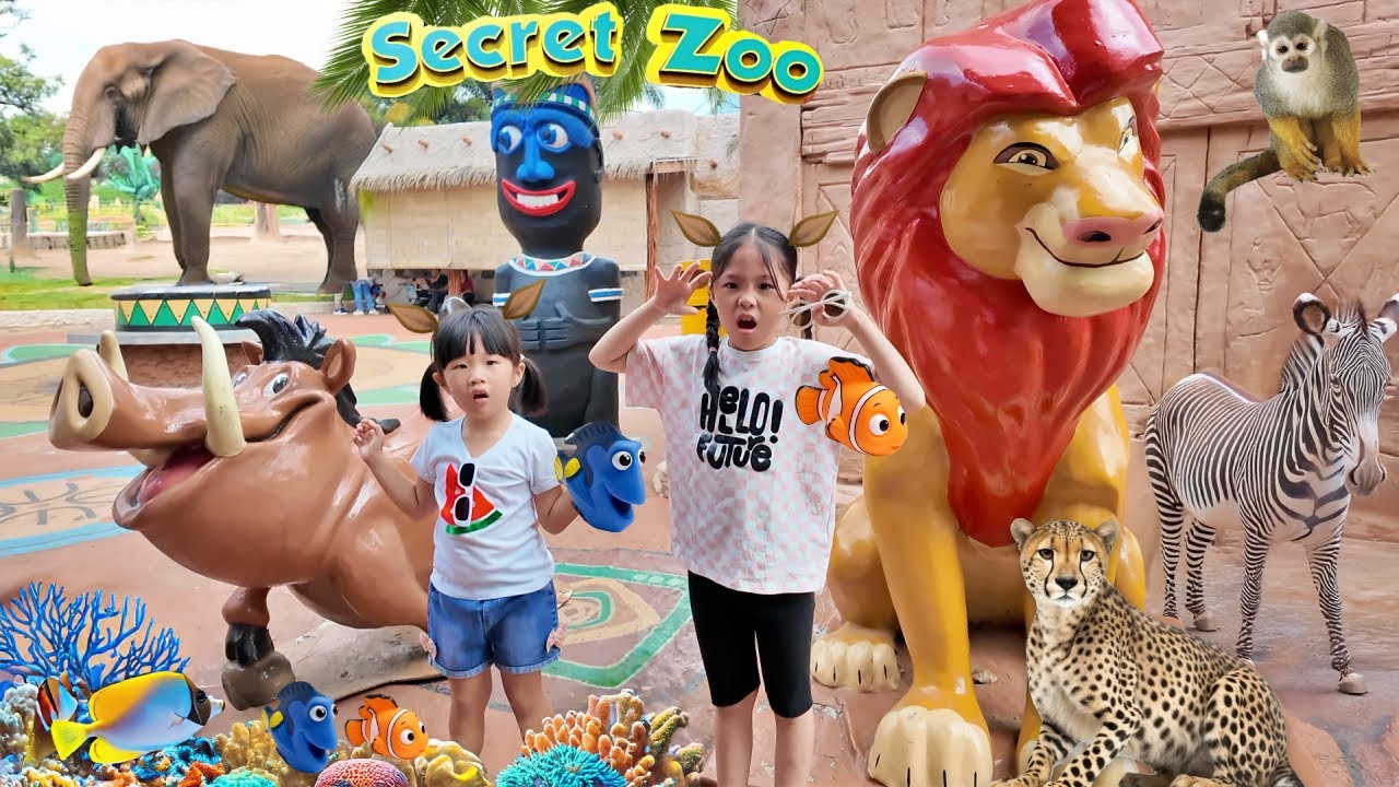 Main Sama Gajah, Macan Tutul, Zebra dan Melihat Aquarium Laut Nemo di Kebun Binatang