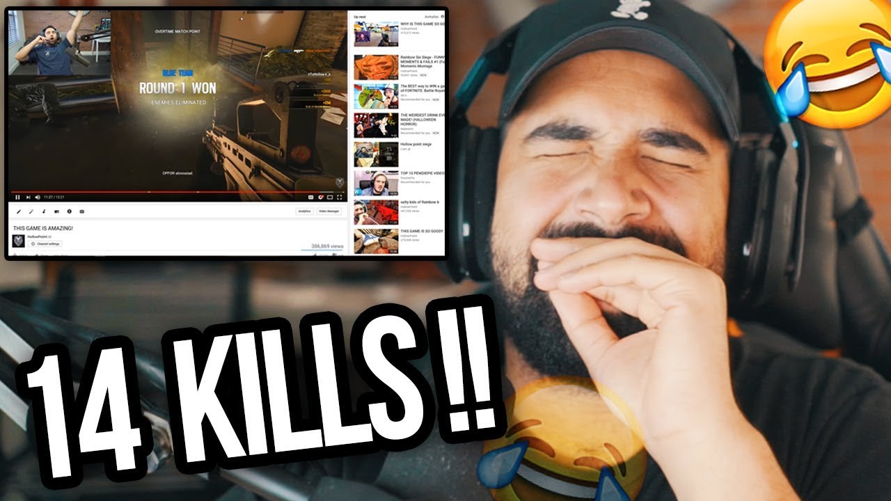 REACTING to my first Rainbow Six Siege video..