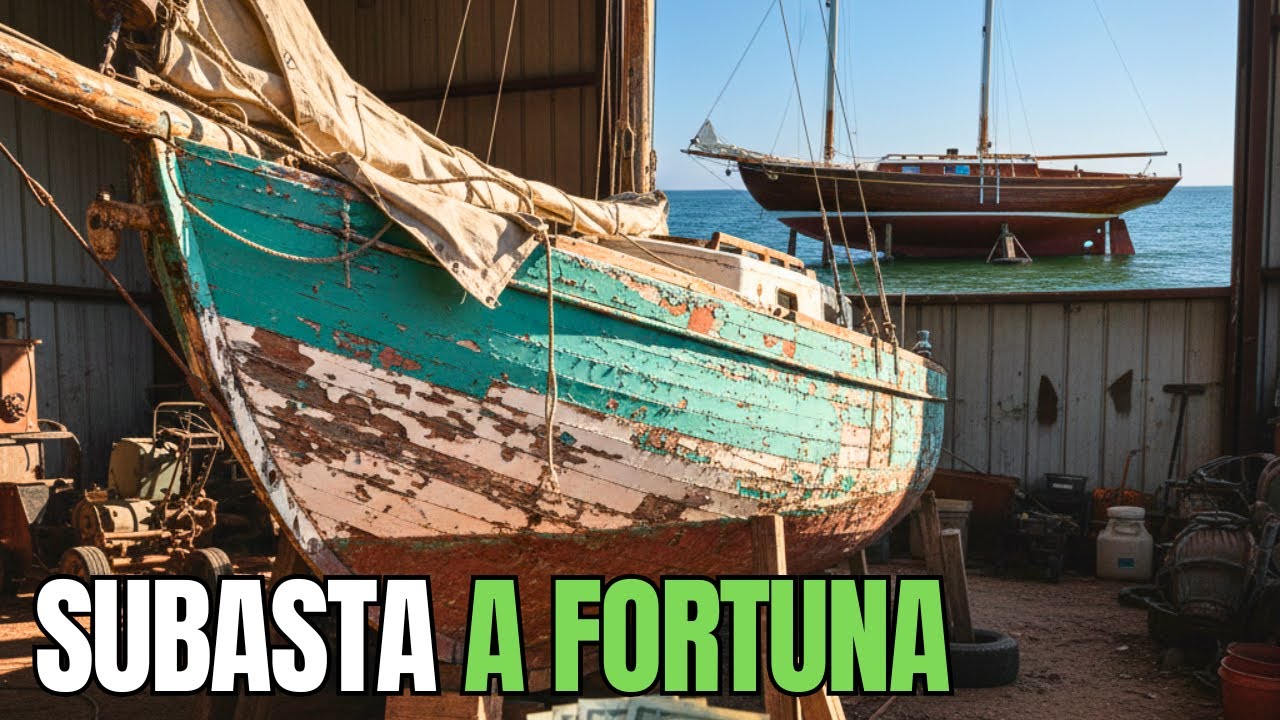 Compré un raro velero americano por SOLO $500 en una subasta — ¡Lo restauré y lo vendí por $100,000!