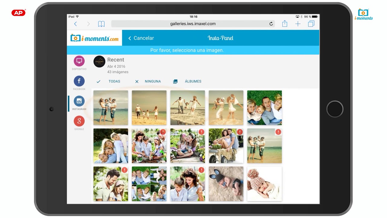 Insta Panel de i-Moments