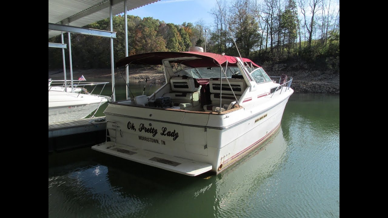 Продается катер SeaRay 390 Express Cruiser 1987 года выпуска на озере Чероки, штат Теннесси — ПРО...