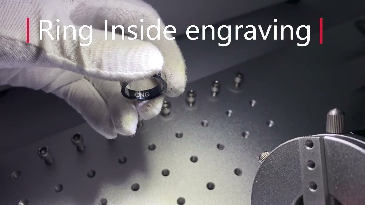 How to use the Rotary for outside/inside ring engraving