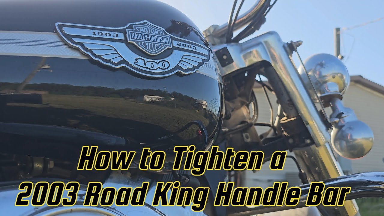 How to Tighten a 2003 Road King Handle Bar