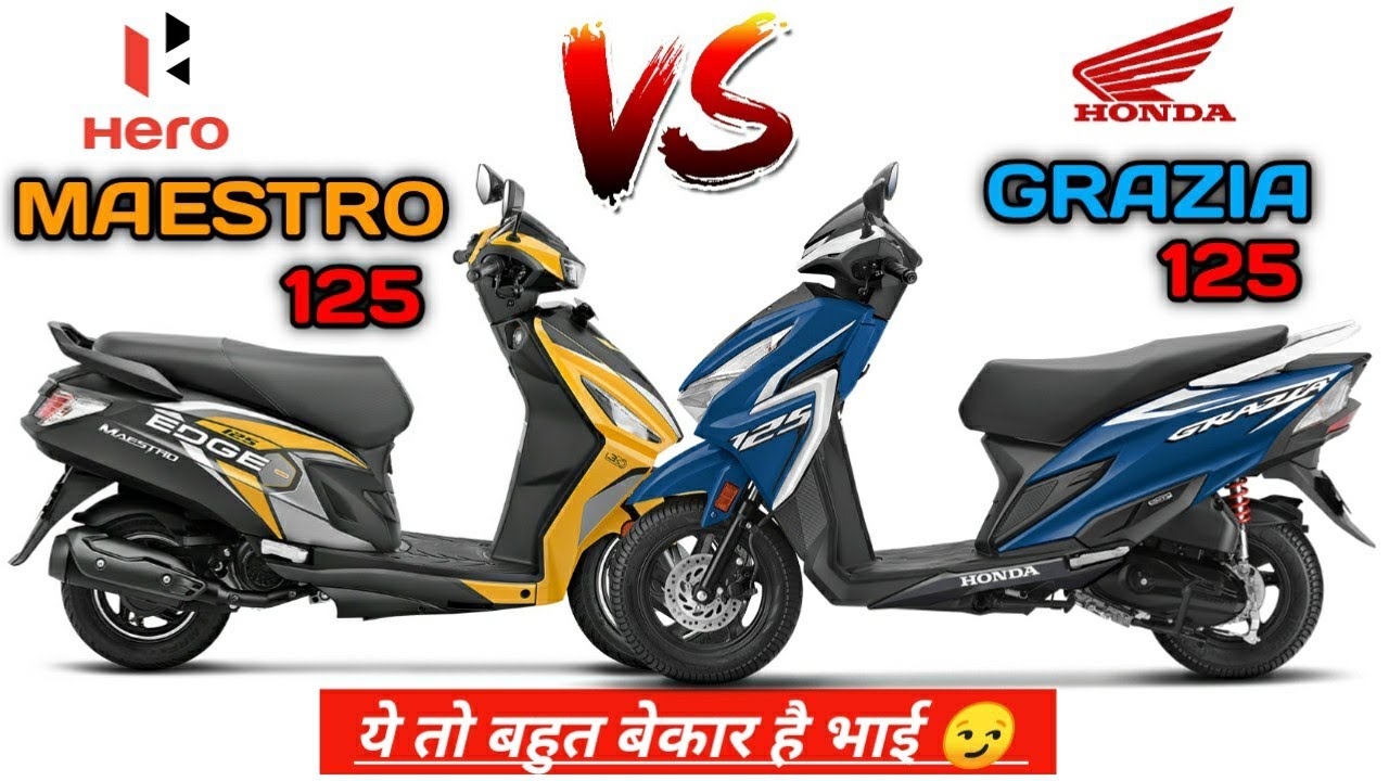 2022 Hero Maestro 125 Vs Honda Grazia 125 | Mileage | Top Speed | On Road Price | 120cc Best Scooty