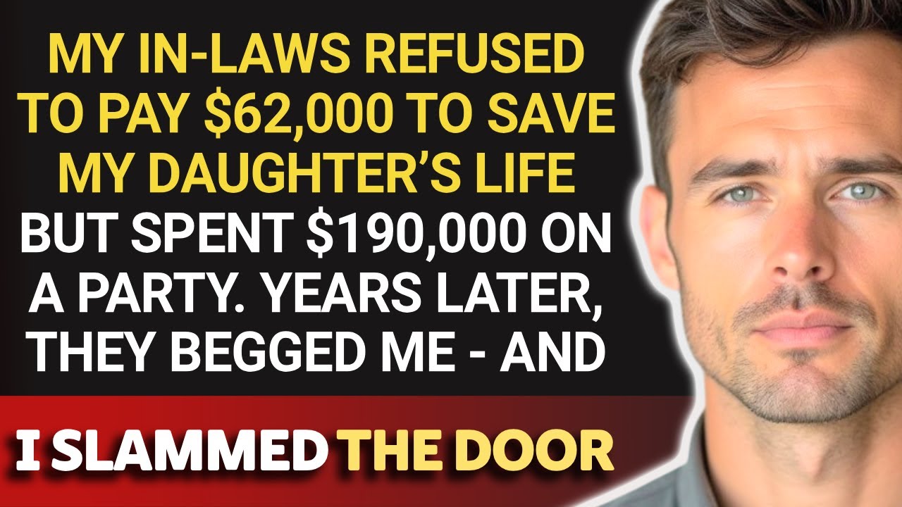 MY IN-LAWS REFUSED to Save My Daughter but Spent 190K on a Party... Until I