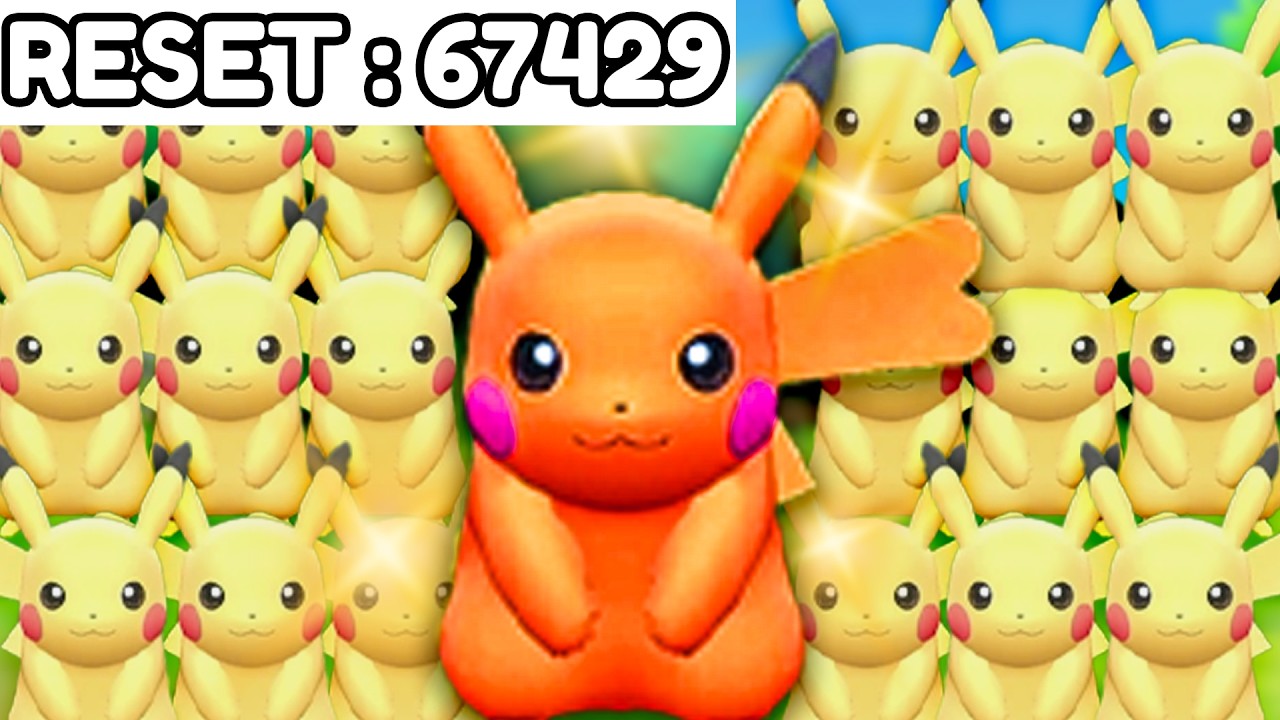 Pokemon LET'S GO qu'avec des SHINY