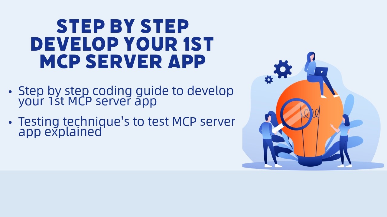 Step by Step Develop your 1st MCP server app