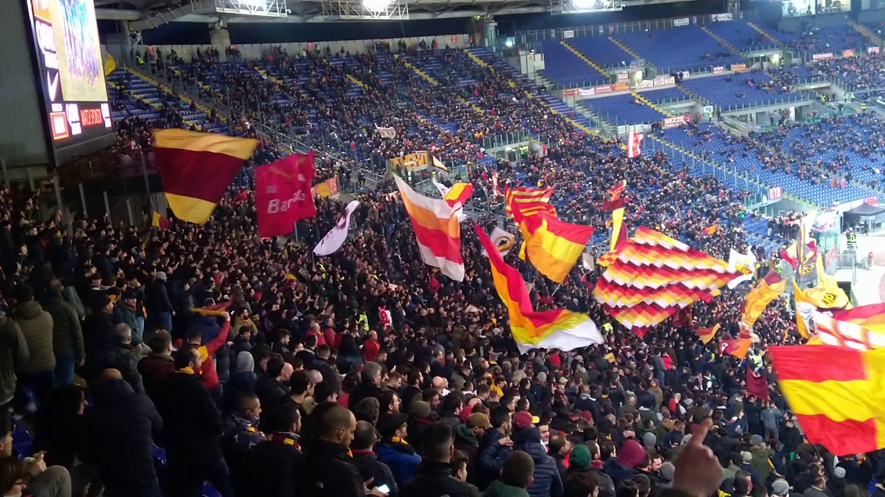 Roma  Fiorentina 2018/19 Fuori gli ultras / Inno Fedayn / Sei Fantastica