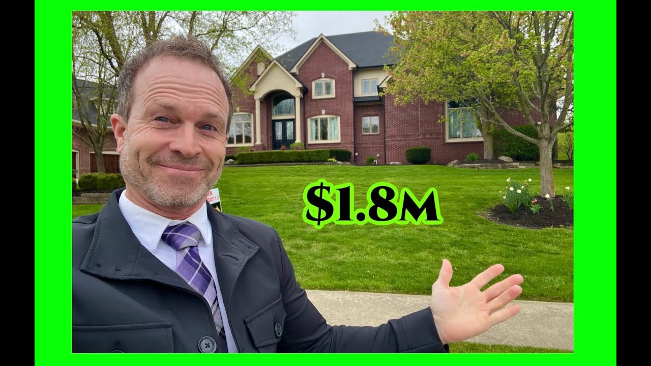 "🏡 ASMR Close Whisper Ramble: $1 8M Indiana Luxury Home Tour! 😴 Dream Mansion Secrets Revealed!"