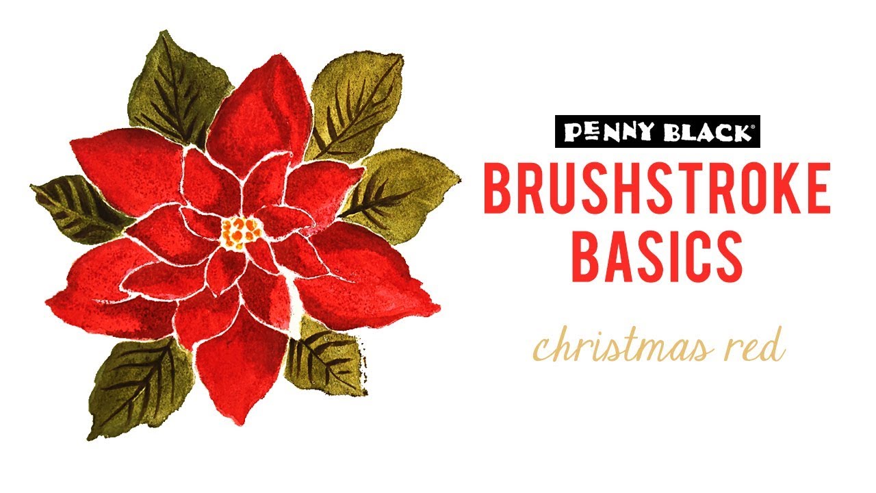PB&J | Holiday Brushstroke Basics | Christmas Red