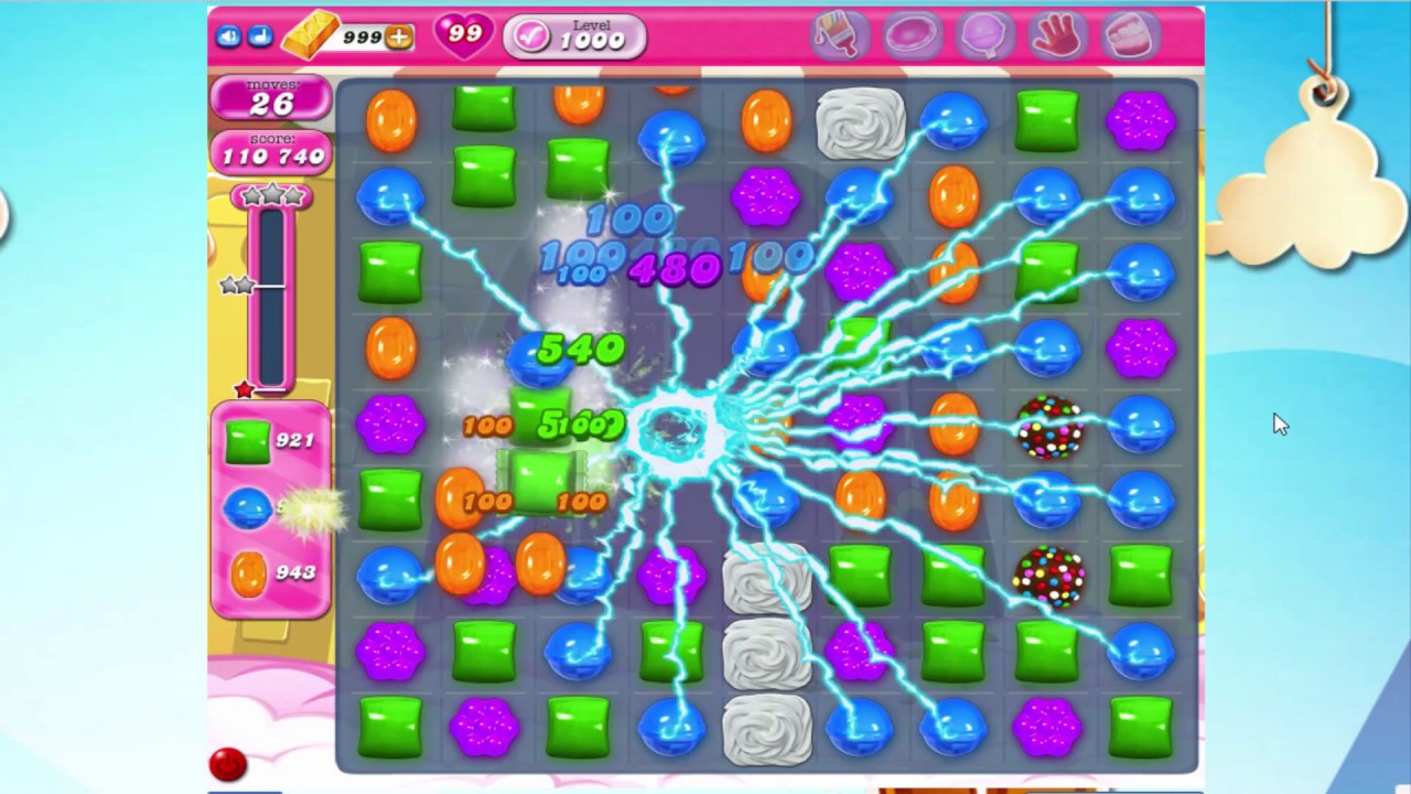 Candy Crush Saga level 1000