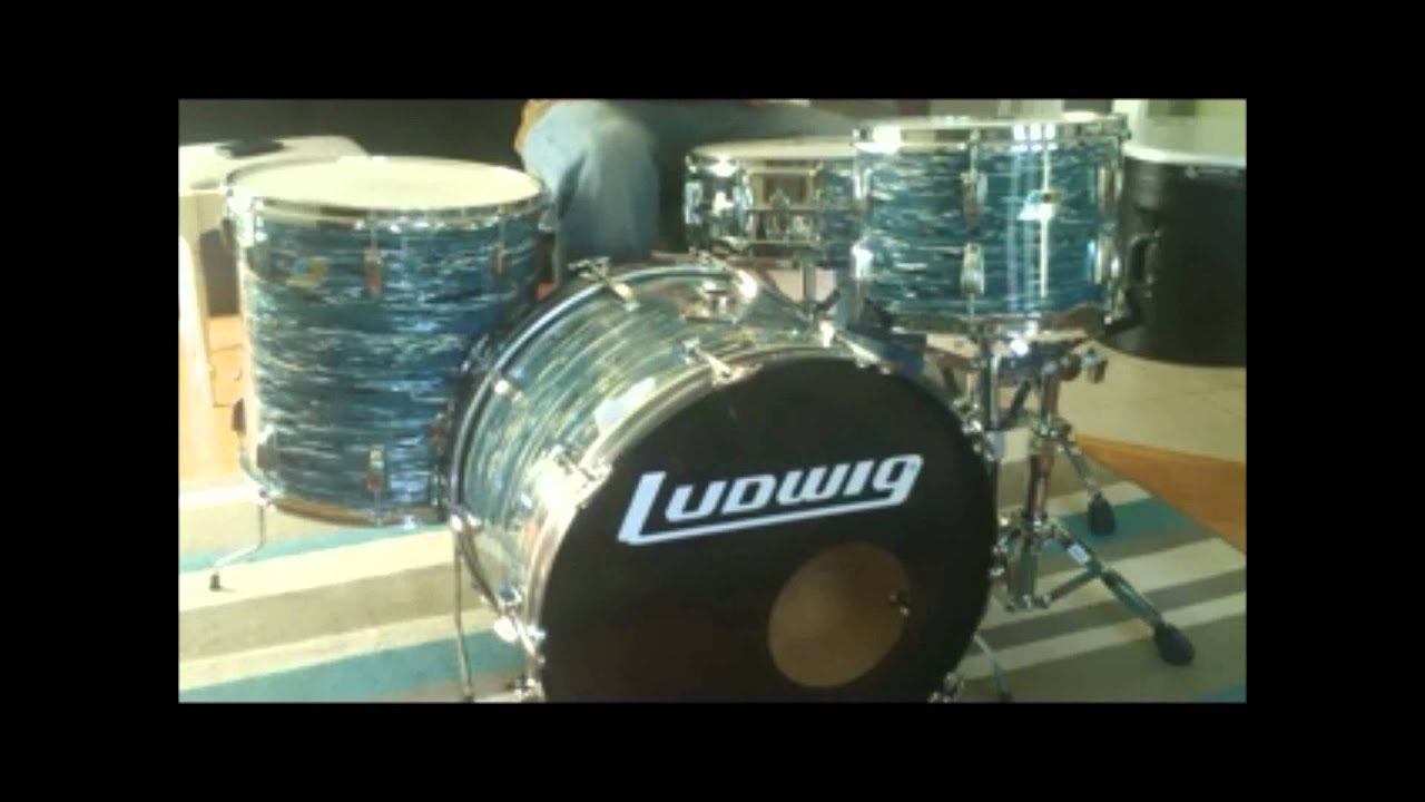 Evans G2 Coated Vs. Clear Comparison on Vintage Ludwig Drums
