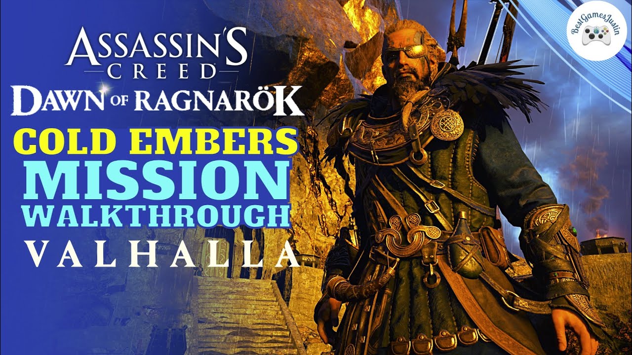 Cold Embers Full Mission Walkthrough - Assassin's Creed Valhalla Dawn Of Ragnarok.Solve Vault Puzzle