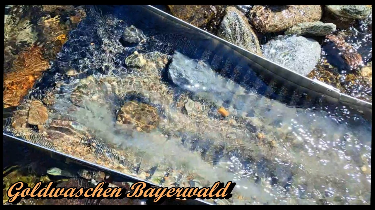 Goldwaschen im Granitgebirge